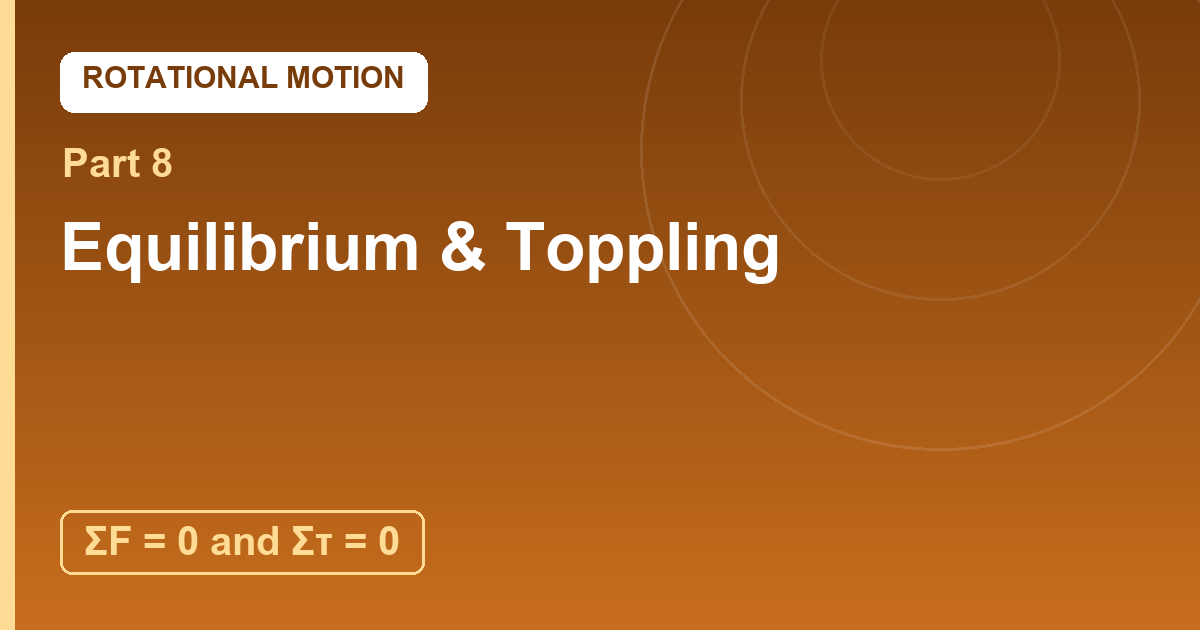 You are currently viewing Equilibrium and Toppling: Why Cranes Don’t Fall Over