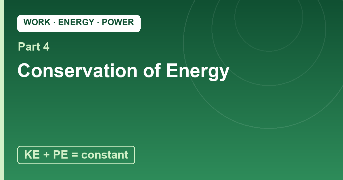 You are currently viewing Conservation of Energy: The Universe’s Perfect Bookkeeping