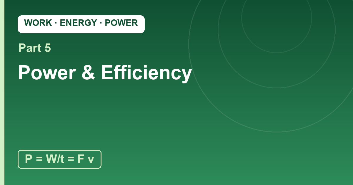 You are currently viewing Power and Efficiency: How FAST You Can Do the Work