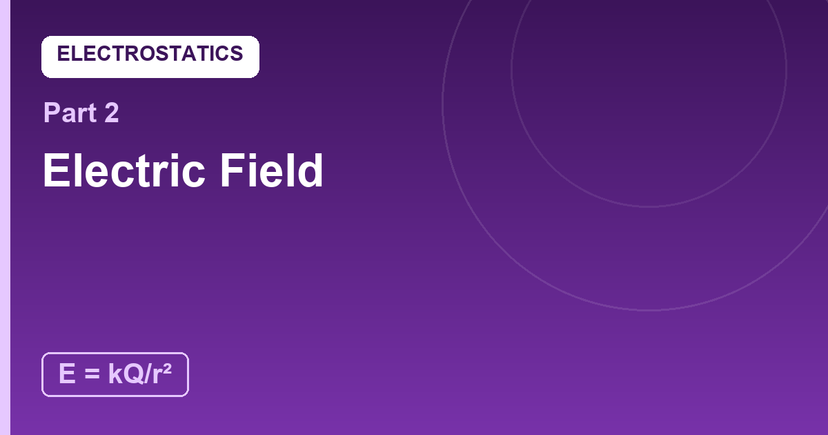 You are currently viewing Electric Field: The Invisible Influence Around Every Charge