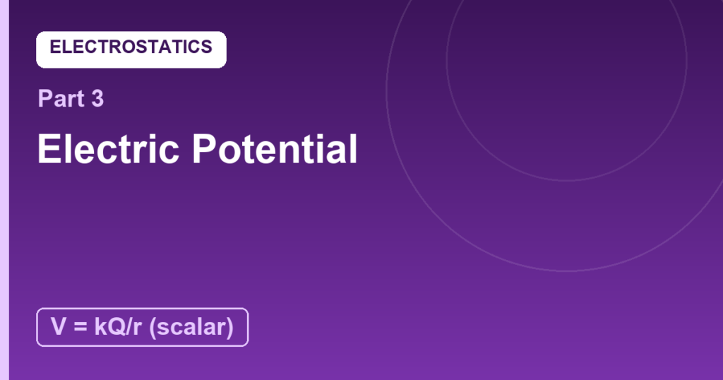 Electric Potential: The Energy Landscape of Charge