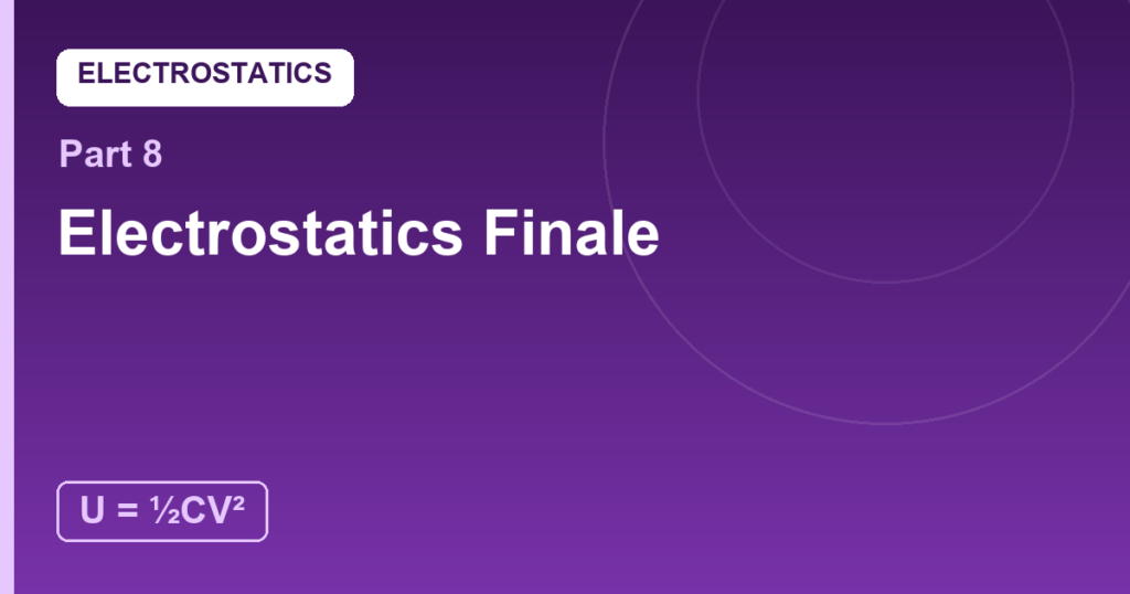 Electrostatics Finale: The Formula Card and the Charged World