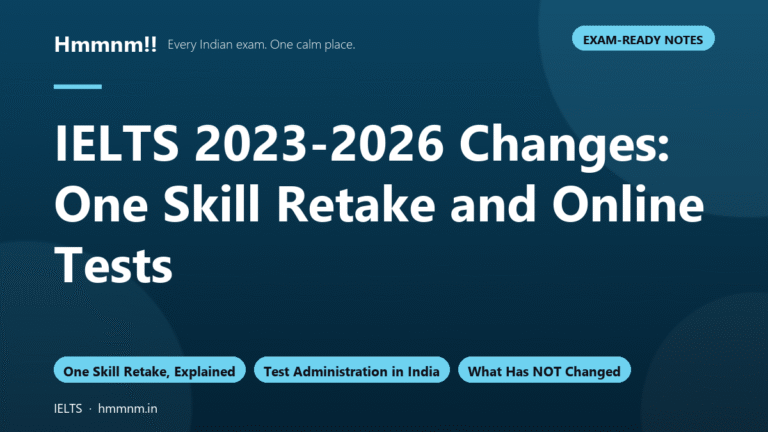 IELTS 2023-2026 Changes: One Skill Retake and Online Tests