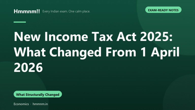New Income Tax Act 2025: What Changed From 1 April 2026