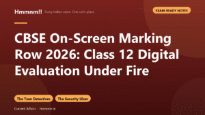 Read more about the article CBSE On-Screen Marking Row 2026: Class 12 Digital Evaluation Under Fire, Exam-Ready Notes