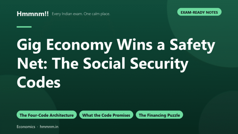 Gig Economy Wins a Safety Net: The Labour Codes