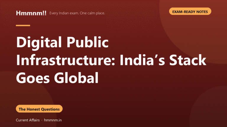 Digital Public Infrastructure: India’s Stack Abroad