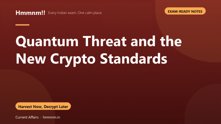 Quantum Threat and the New Crypto Standards