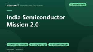 India Semiconductor Mission 2.0, Exam-Ready Notes
