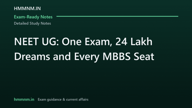 NEET UG: One Exam, 24 Lakh Dreams, Every MBBS Seat