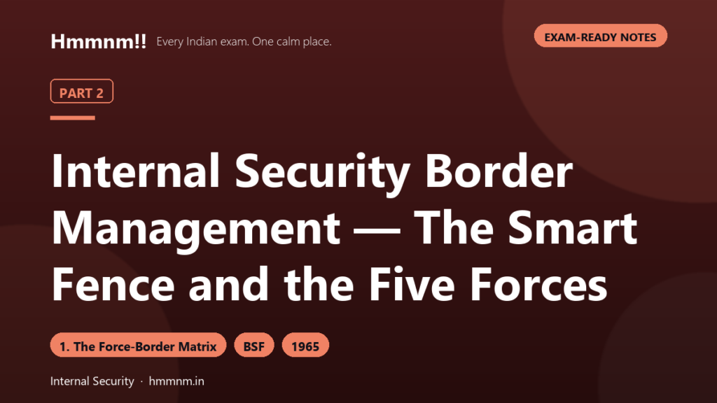 Internal Security Part 2: Borders and the Smart Fence