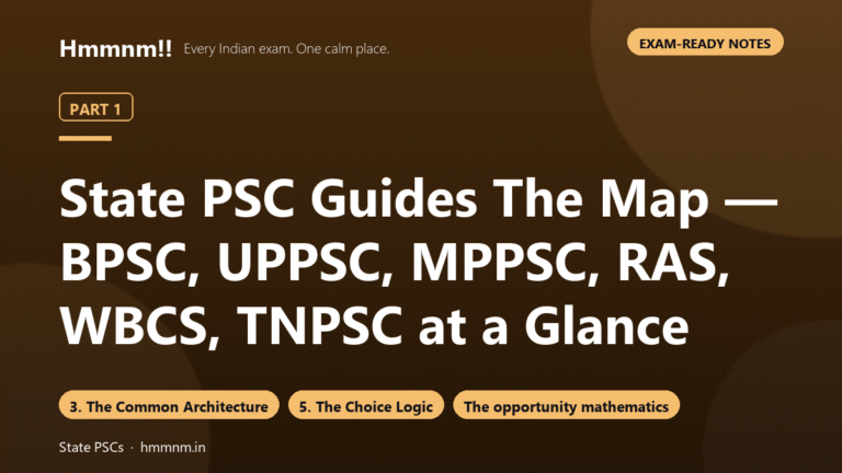 State PSC Part 1: The Six-State Map at a Glance