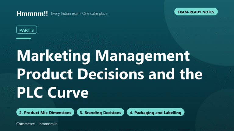 Marketing Part 3: Product Decisions and the PLC