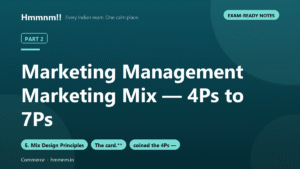 Marketing Management Part 2: Marketing Mix — 4Ps to 7Ps