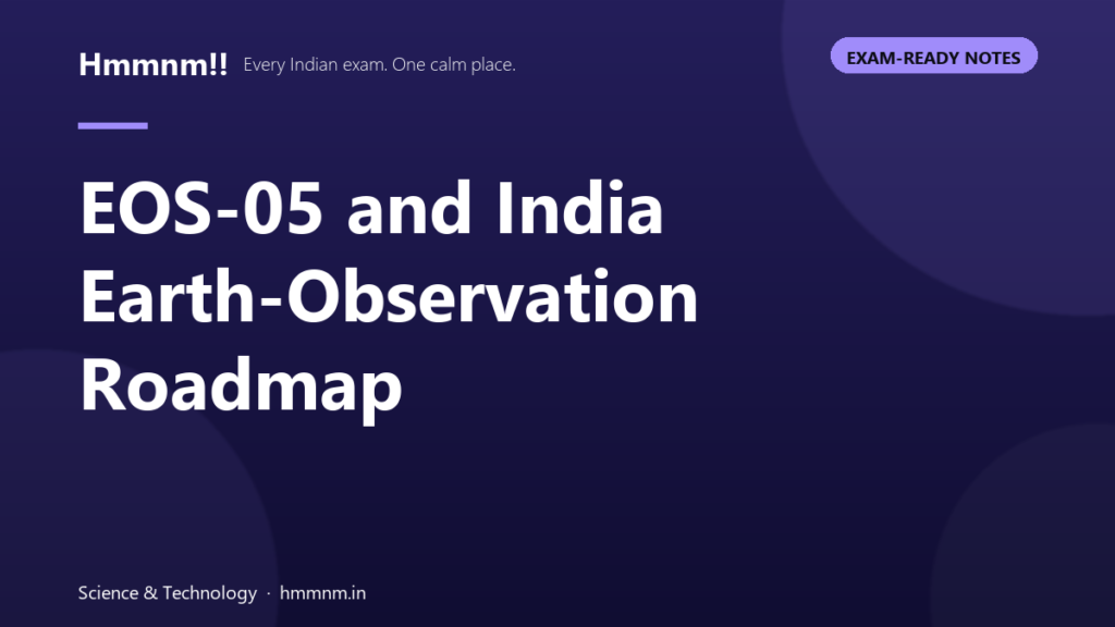 India Earth-Observation Roadmap: From Cartosat Legacy to NISAR and Private Constellations