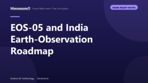 Read more about the article India Earth-Observation Roadmap: From Cartosat Legacy to NISAR and Private Constellations