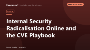Online radicalisation risks and countering violent extremism playbook for internal security preparation