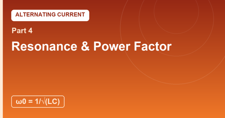 Resonance and Power Factor: The Sweet Spot and the Honest Fraction