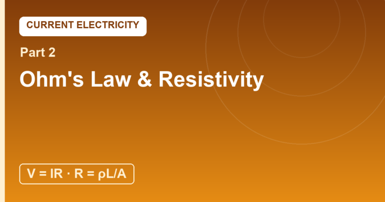 Ohm’s Law and Resistivity: The Traffic Rules of Wires