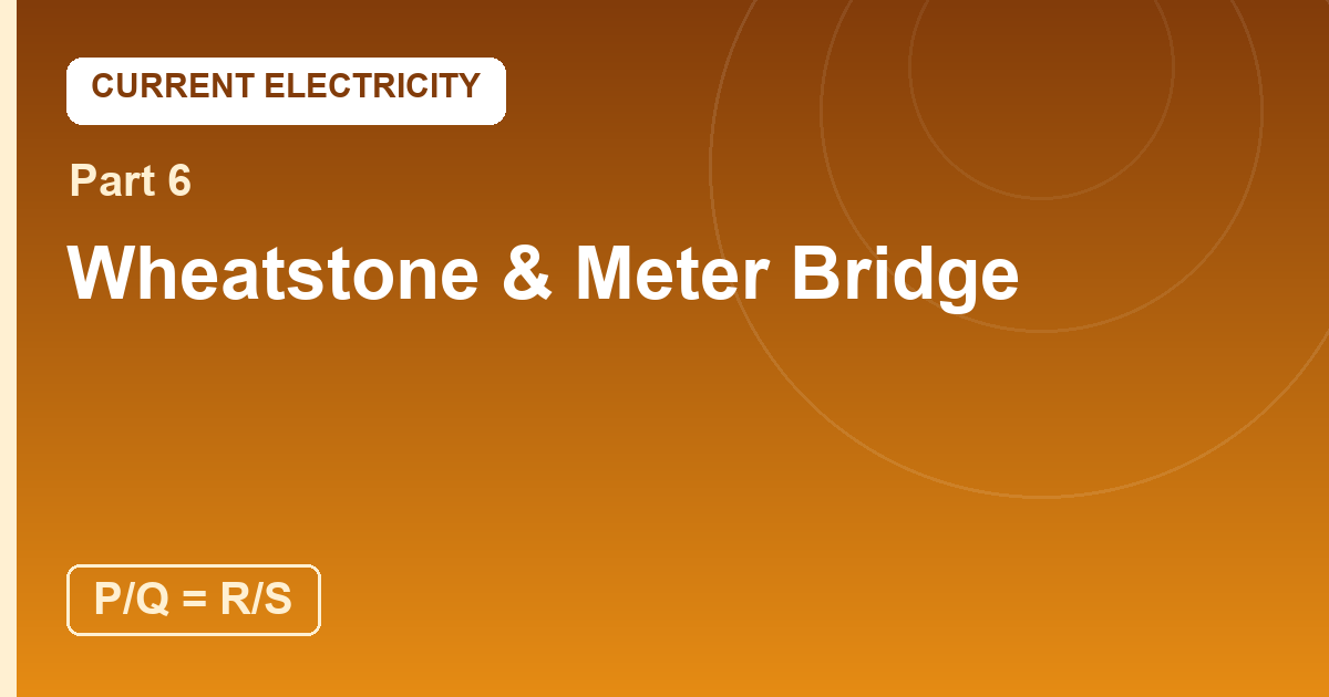 You are currently viewing Wheatstone Bridge and Meter Bridge: Balanced Measurement