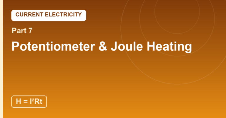 Potentiometer and Joule Heating: Comparing and Cooking with Current
