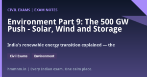 Read more about the article Environment Part 9: The 500 GW Push — Solar, Wind and Storage