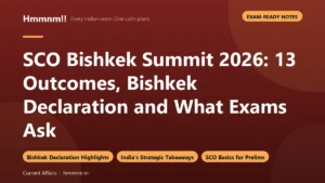 Sco bishkek summit outcomes bishkek declaration and what exams ask