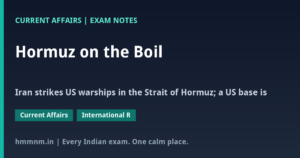 Read more about the article Hormuz on the Boil: Iran, US Warships and the Risk of a Wider War