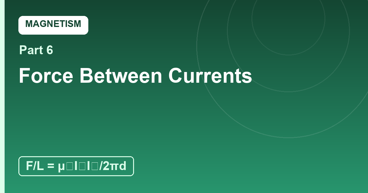 You are currently viewing Force Between Currents: Wires That Push and Pull