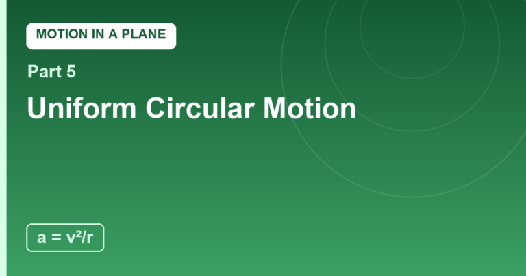 Uniform Circular Motion: Speed Constant, Velocity Not
