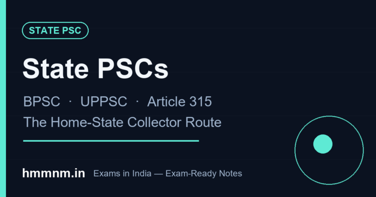 State PSCs: BPSC, UPPSC and the Collector Route