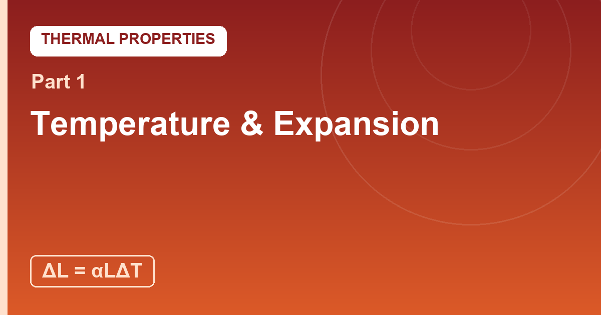 You are currently viewing Temperature and Expansion: Hot Stuff Gets Bigger