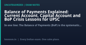 Balance of Payments Explained: Current Account, Capital Account and BoP Crisis Lessons for UPSC