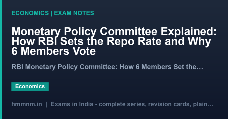 Monetary Policy Committee Explained: How RBI Sets the Repo Rate and Why 6 Members Vote