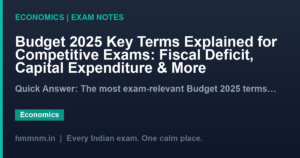Budget 2025 Key Terms Explained for Competitive Exams: Fiscal Deficit, Capital Expenditure & More