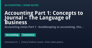 Read more about the article Accounting Part 1: Concepts to Journal – The Language of Business